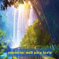 converter md5 para texto